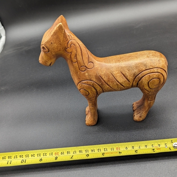 Handcrafted Wooden Horse - Picture 9 of 9